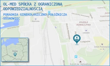 PORADNIA GINEKOLOGICZNO-POŁOŻNICZA - OL-MED SPÓŁKA Z OGRANICZONĄ ODPOWIEDZIALNOŚCIĄ - CZOŁGISTÓW 5,  SOSNOWIEC