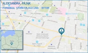 PORADNIA STOMATOLOGICZNA - ALEKSANDRA PAJĄK - UL. CHROBREGO 14A/1,  BYTOM