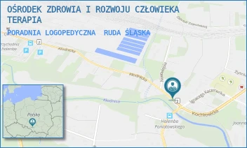 PORADNIA LOGOPEDYCZNA - OŚRODEK ZDROWIA I ROZWOJU CZŁOWIEKA TERAPIA - UL. KŁODNICKA 2,  RUDA ŚLĄSKA
