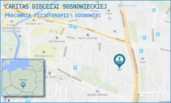 PRACOWNIA FIZJOTERAPII - CARITAS DIECEZJI SOSNOWIECKIEJ - UL. JANUSZA KORCZAKA 5,  SOSNOWIEC