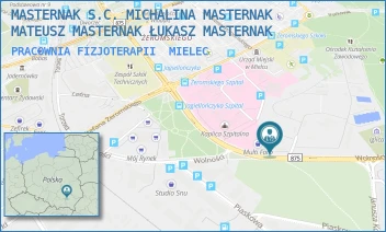 PRACOWNIA FIZJOTERAPII - MASTERNAK S.C. MICHALINA MASTERNAK MATEUSZ MASTERNAK ŁUKASZ MASTERNAK - UL. WOLNOŚCI 27B-27C,  MIELEC