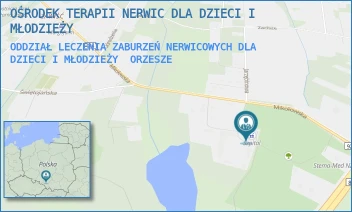 ODDZIAŁ LECZENIA ZABURZEŃ NERWICOWYCH DLA DZIECI I MŁODZIEŻY - OŚRODEK TERAPII NERWIC DLA DZIECI I MŁODZIEŻY - UL. MIKOŁOWSKA 208,  ORZESZE