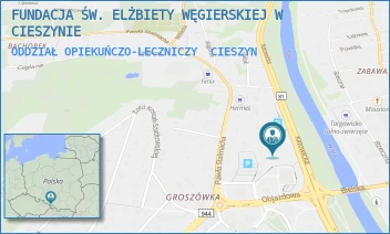 ODDZIAŁ OPIEKUŃCZO-LECZNICZY - FUNDACJA ŚW. ELŻBIETY WĘGIERSKIEJ W CIESZYNIE - UL. KATOWICKA 1,  CIESZYN