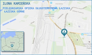 PIELĘGNIARSKA OPIEKA DŁUGOTERMINOWA ŁAZISKA - ILONA KAMIEŃSKA - UL. GEN. SIKORSKIEGO 41,  ŁAZISKA GÓRNE