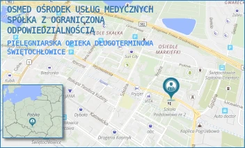 PIELĘGNIARSKA OPIEKA DŁUGOTERMINOWA - OSMED OŚRODEK USŁUG MEDYCZNYCH SPÓŁKA Z OGRANICZONĄ ODPOWIEDZIALNOŚCIĄ - WYZWOLENIA 73,  ŚWIĘTOCHŁOWICE