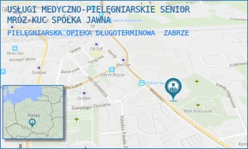 PIELĘGNIARSKA OPIEKA DŁUGOTERMINOWA - USŁUGI MEDYCZNO-PIELĘGNIARSKIE SENIOR MRÓZ-KUC SPÓŁKA JAWNA - UL. WOLNOŚCI 338B,  ZABRZE