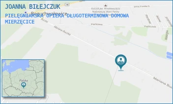 PIELĘGNIARSKA OPIEKA DŁUGOTERMINOWA DOMOWA - JOANNA BIŁEJCZUK - UL. OSIEDLE MIERZĘCICE 76,  MIERZĘCICE