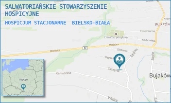 HOSPICJUM STACJONARNE - SALWATORIAŃSKIE STOWARZYSZENIE HOSPICYJNE - UL. ZDROJOWA 10,  BIELSKO-BIAŁA