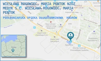 PIELĘGNIARSKA OPIEKA DŁUGOTERMINOWA - WIESŁAWA ROGOWIEC, MARIA PENTOK NZOZ MEDYK S.C. WIESŁAWA ROGOWIEC, MARIA PENTOK - UL. BATOREGO 1,  KNURÓW