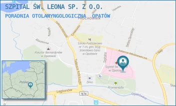PORADNIA OTOLARYNGOLOGICZNA - SZPITAL ŚW. LEONA SP. Z O.O. - SZPITALNA 4/SZP,  OPATÓW
