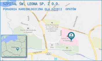 PORADNIA KARDIOLOGICZNA DLA DZIECI - SZPITAL ŚW. LEONA SP. Z O.O. - SZPITALNA 4/SZP,  OPATÓW
