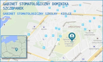 GABINET STOMATOLOGICZNY SZKOLNY - GABINET STOMATOLOGICZNY DOMINIKA SZCZEPANEK - MARSZAŁKOWSKA 96,  KIELCE
