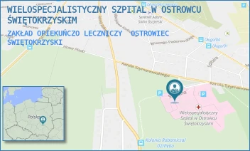 ZAKŁAD OPIEKUŃCZO LECZNICZY - WIELOSPECJALISTYCZNY SZPITAL W OSTROWCU ŚWIĘTOKRZYSKIM - SZYMANOWSKIEGO 11,  OSTROWIEC ŚWIĘTOKRZYSKI