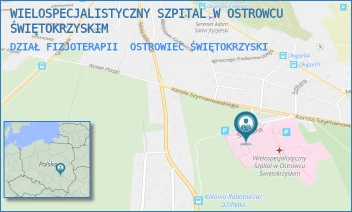 DZIAŁ FIZJOTERAPII - WIELOSPECJALISTYCZNY SZPITAL W OSTROWCU ŚWIĘTOKRZYSKIM - SZYMANOWSKIEGO 11,  OSTROWIEC ŚWIĘTOKRZYSKI