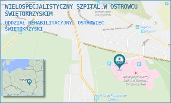 ODDZIAŁ REHABILITACYJNY - WIELOSPECJALISTYCZNY SZPITAL W OSTROWCU ŚWIĘTOKRZYSKIM - SZYMANOWSKIEGO 11,  OSTROWIEC ŚWIĘTOKRZYSKI