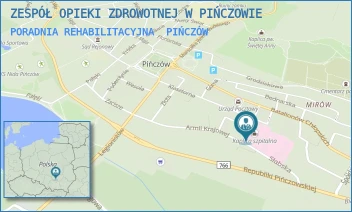 PORADNIA REHABILITACYJNA - ZESPÓŁ OPIEKI ZDROWOTNEJ W PIŃCZOWIE - ARMII KRAJOWEJ 22,  PIŃCZÓW