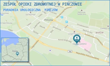 PORADNIA UROLOGICZNA - ZESPÓŁ OPIEKI ZDROWOTNEJ W PIŃCZOWIE - ARMII KRAJOWEJ 22,  PIŃCZÓW