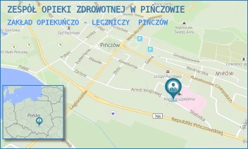 ZAKŁAD OPIEKUŃCZO - LECZNICZY - ZESPÓŁ OPIEKI ZDROWOTNEJ W PIŃCZOWIE - ARMII KRAJOWEJ 22,  PIŃCZÓW