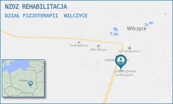 DZIAŁ FIZJOTERAPII - N.Z.O.Z. OŚRODEK ZDROWIA WILCZYCE ANNA KWIECIEŃ - 173,  WILCZYCE