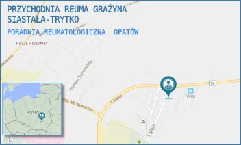 PORADNIA REUMATOLOGICZNA - PRZYCHODNIA REUMA GRAŻYNA SIASTAŁA-TRYTKO - 1 MAJA 64D/1,  OPATÓW