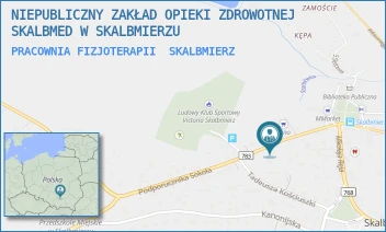 PRACOWNIA FIZJOTERAPII - NIEPUBLICZNY ZAKŁAD OPIEKI ZDROWOTNEJ SKALBMED W SKALBMIERZU - PPOR. SOKOŁA 19,  SKALBMIERZ