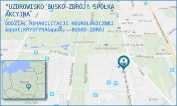 ODDZIAŁ REHABILITACJI NEUROLOGICZNEJ "KRYSTYNA" - "UZDROWISKO BUSKO-ZDRÓJ" SPÓŁKA AKCYJNA - RZEWUSKIEGO 3/5/7,  BUSKO-ZDRÓJ