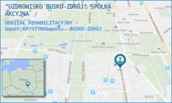 ODDZIAŁ REHABILITACYJNY - "KRYSTYNA" - "UZDROWISKO BUSKO-ZDRÓJ" SPÓŁKA AKCYJNA - RZEWUSKIEGO 3/5/7,  BUSKO-ZDRÓJ