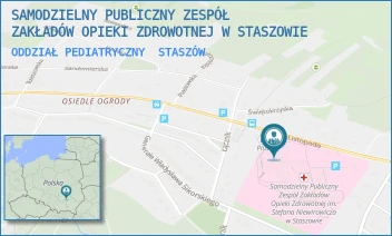 ODDZIAŁ PEDIATRYCZNY - SAMODZIELNY PUBLICZNY ZESPÓŁ ZAKŁADÓW OPIEKI ZDROWOTNEJ W STASZOWIE - 11 LISTOPADA 78,  STASZÓW