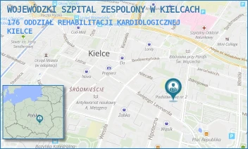 176 ODDZIAŁ REHABILITACJI KARDIOLOGICZNEJ - WOJEWÓDZKI SZPITAL ZESPOLONY W KIELCACH - KOŚCIUSZKI 3,  KIELCE