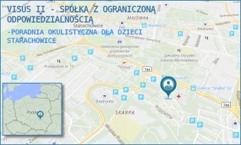 -PORADNIA OKULISTYCZNA DLA DZIECI - VISUS II - SPÓŁKA Z OGRANICZONĄ ODPOWIEDZIALNOŚCIĄ - MEDYCZNA 3,  STARACHOWICE