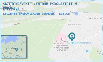 LECZENIE ŚRODOWISKOWE (DOMOWE) - ŚWIĘTOKRZYSKIE CENTRUM PSYCHIATRII W MORAWICY - KUSOCIŃSKIEGO 59,  KIELCE