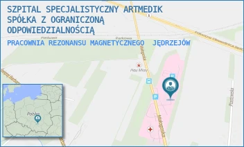 PRACOWNIA REZONANSU MAGNETYCZNEGO - SZPITAL SPECJALISTYCZNY ARTMEDIK SPÓŁKA Z OGRANICZONĄ ODPOWIEDZIALNOŚCIĄ - MAŁOGOSKA 25,  JĘDRZEJÓW