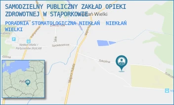 PORADNIA STOMATOLOGICZNA NIEKŁAŃ - SAMODZIELNY PUBLICZNY ZAKŁAD OPIEKI ZDROWOTNEJ W STĄPORKOWIE - SZKOLNA 2,  NIEKŁAŃ WIELKI