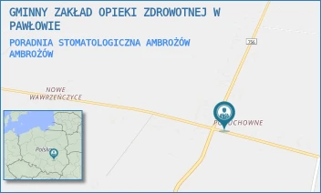 PORADNIA STOMATOLOGICZNA AMBROŻÓW - GMINNY ZAKŁAD OPIEKI ZDROWOTNEJ W PAWŁOWIE - 14,  AMBROŻÓW
