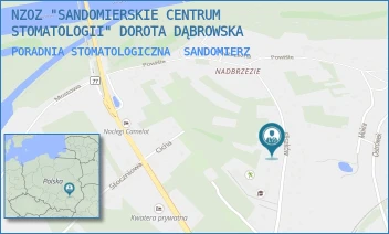 PORADNIA STOMATOLOGICZNA - NZOZ "SANDOMIERSKIE CENTRUM STOMATOLOGII" DOROTA DĄBROWSKA - FLISAKÓW 30,  SANDOMIERZ