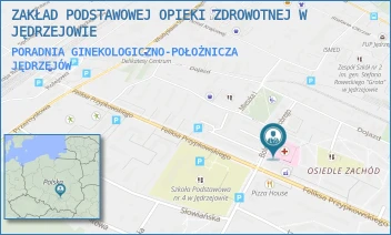 PORADNIA GINEKOLOGICZNO-POŁOŻNICZA - ZAKŁAD PODSTAWOWEJ OPIEKI ZDROWOTNEJ W JĘDRZEJOWIE - BOLESŁAWA CHROBREGO 4,  JĘDRZEJÓW