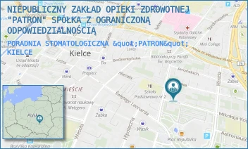 PORADNIA STOMATOLOGICZNA "PATRON" - NIEPUBLICZNY ZAKŁAD OPIEKI ZDROWOTNEJ "PATRON" SPÓŁKA Z OGRANICZONĄ ODPOWIEDZIALNOŚCIĄ - KOPERNIKA 3,  KIELCE