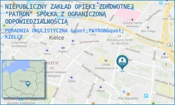PORADNIA OKULISTYCZNA "PATRON" - NIEPUBLICZNY ZAKŁAD OPIEKI ZDROWOTNEJ "PATRON" SPÓŁKA Z OGRANICZONĄ ODPOWIEDZIALNOŚCIĄ - KOPERNIKA 3,  KIELCE