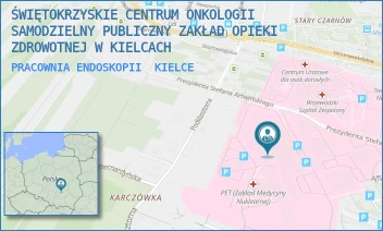 PRACOWNIA ENDOSKOPII - ŚWIĘTOKRZYSKIE CENTRUM ONKOLOGII SAMODZIELNY PUBLICZNY ZAKŁAD OPIEKI ZDROWOTNEJ W KIELCACH - ARTWIŃSKIEGO 3,  KIELCE