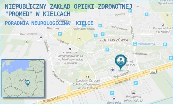 PORADNIA NEUROLOGICZNA - "PROMED" SPÓŁKA Z OGRANICZONĄ ODPOWIEDZIALNOŚCIĄ - KRYSZTAŁOWA 2,  KIELCE