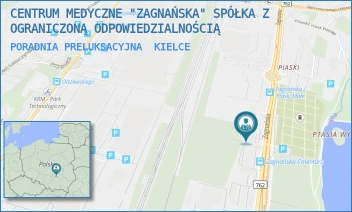 PORADNIA PRELUKSACYJNA - CENTRUM MEDYCZNE "ZAGNAŃSKA" SPÓŁKA Z OGRANICZONĄ ODPOWIEDZIALNOŚCIĄ - ZAGNAŃSKA 77,  KIELCE