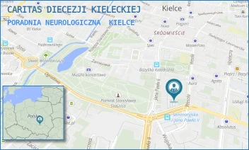 PORADNIA NEUROLOGICZNA - CARITAS DIECEZJI KIELECKIEJ - WESOŁA 58,  KIELCE
