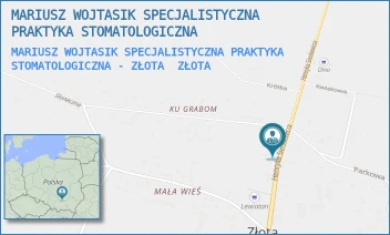 MARIUSZ WOJTASIK SPECJALISTYCZNA PRAKTYKA STOMATOLOGICZNA - ZŁOTA - MARIUSZ WOJTASIK SPECJALISTYCZNA PRAKTYKA STOMATOLOGICZNA - SIENKIEWICZA 81/-,  ZŁOTA