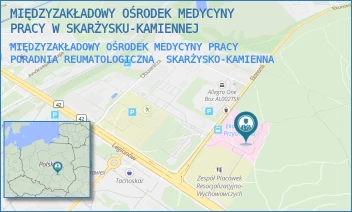 MIĘDZYZAKŁADOWY OŚRODEK MEDYCYNY PRACY   PORADNIA REUMATOLOGICZNA - MIĘDZYZAKŁADOWY OŚRODEK MEDYCYNY PRACY W SKARŻYSKU-KAMIENNEJ - EKONOMII 4,  SKARŻYSKO-KAMIENNA
