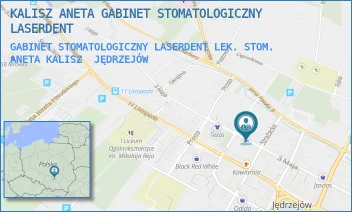 GABINET STOMATOLOGICZNY LASERDENT LEK. STOM. ANETA KALISZ - KALISZ ANETA GABINET STOMATOLOGICZNY  LASERDENT - 3 MAJA 54,  JĘDRZEJÓW