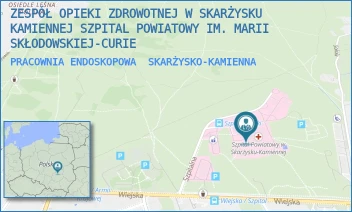 PRACOWNIA ENDOSKOPOWA - ZESPÓŁ OPIEKI ZDROWOTNEJ W SKARŻYSKU-KAMIENNEJ SZPITAL POWIATOWY IM. MARII SKŁODOWSKIEJ-CURIE - SZPITALNA 1,  SKARŻYSKO-KAMIENNA
