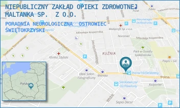 PORADNIA NEUROLOGICZNA - NIEPUBLICZNY ZAKŁAD OPIEKI ZDROWOTNEJ MALTANKA SP.  Z O.O. - POLNA 84/3,  OSTROWIEC ŚWIĘTOKRZYSKI