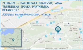 PORADNIA ENDOKRYNOLOGICZNA - METABOLIK SPÓŁKA Z OGRANICZONĄ ODPOWIEDZIALNOŚCIĄ - OS. NA STOKU 63A,  KIELCE