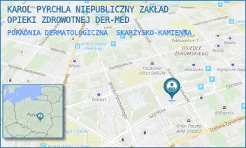 PORADNIA DERMATOLOGICZNA - KAROL PYRCHLA NIEPUBLICZNY ZAKŁAD OPIEKI ZDROWOTNEJ DER-MED - GÓRNICZA 3A,  SKARŻYSKO-KAMIENNA