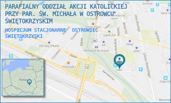 HOSPICJUM STACJONARNE - PARAFIALNY ODDZIAŁ AKCJI KATOLICKIEJ PRZY PAR. ŚW. MICHAŁA W OSTROWCU ŚWIĘTOKRZYSKIM - FOCHA 5,  OSTROWIEC ŚWIĘTOKRZYSKI